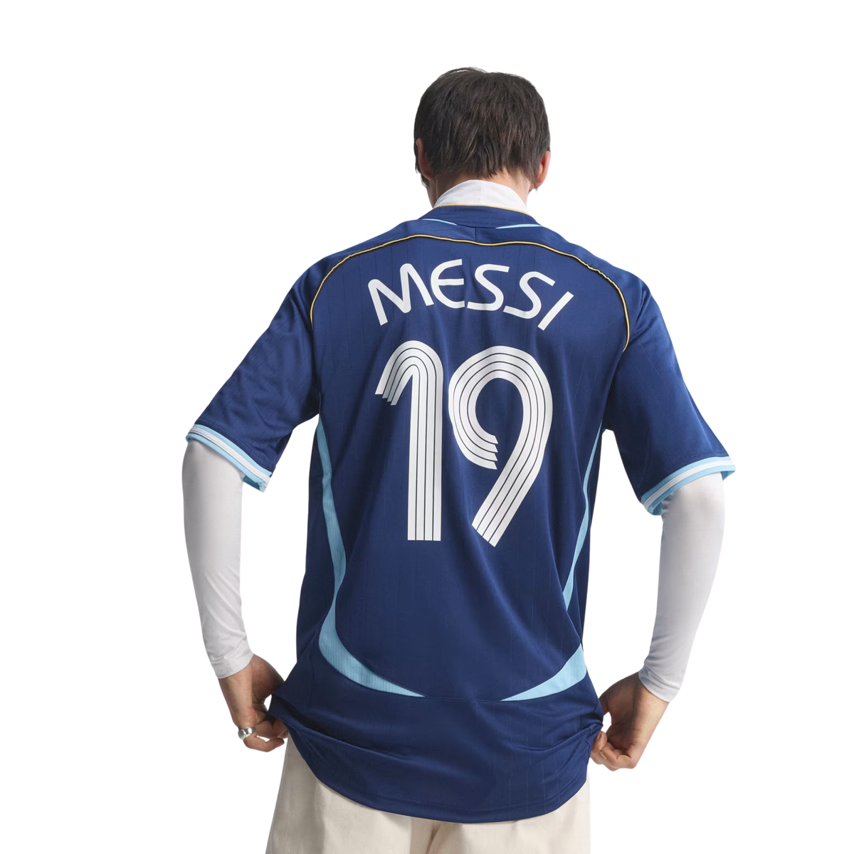 adidas Argentina Lionel Messi 2006 Away Jersey (Dark Blue)