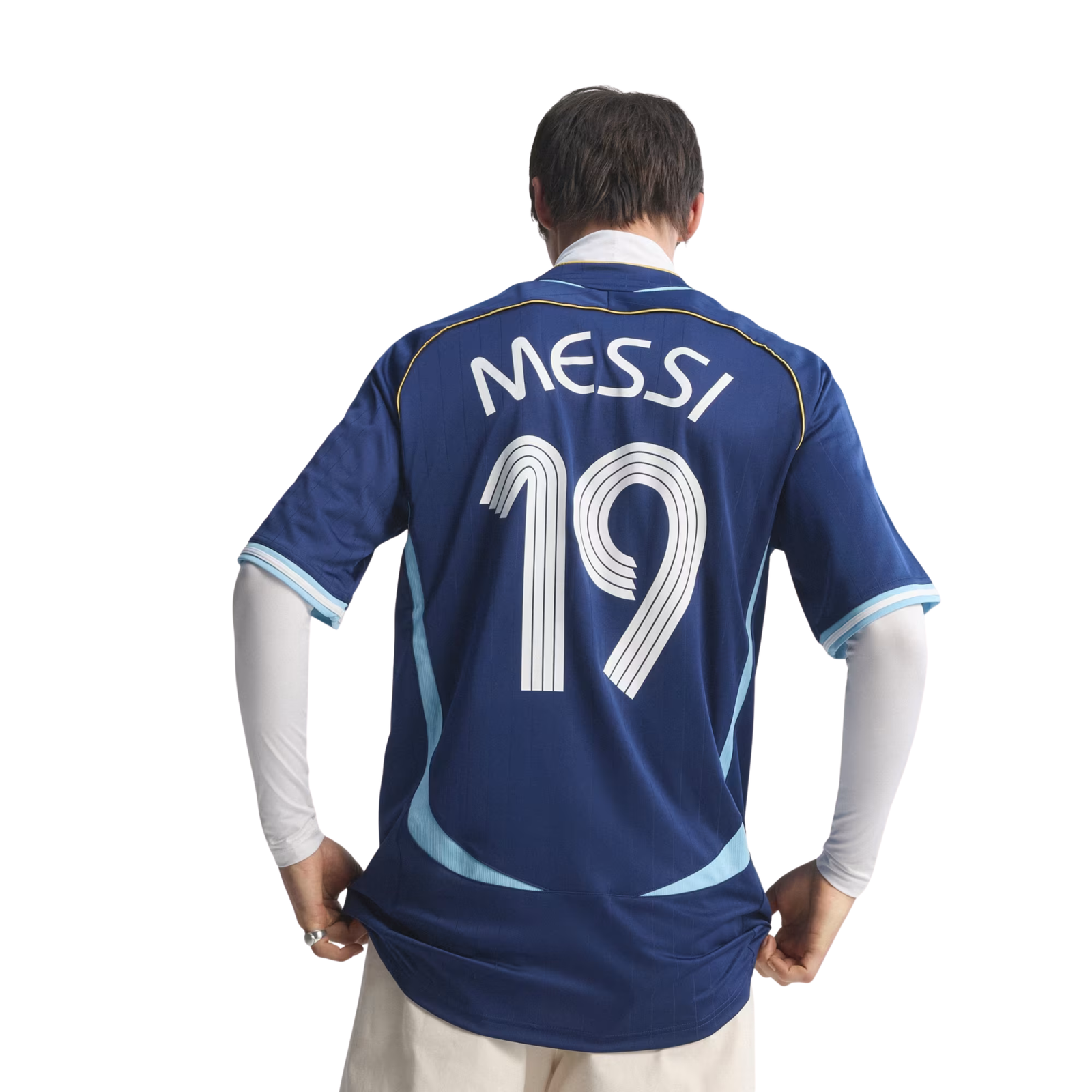 adidas Argentina Lionel Messi 2006 Away Jersey (Dark Blue)