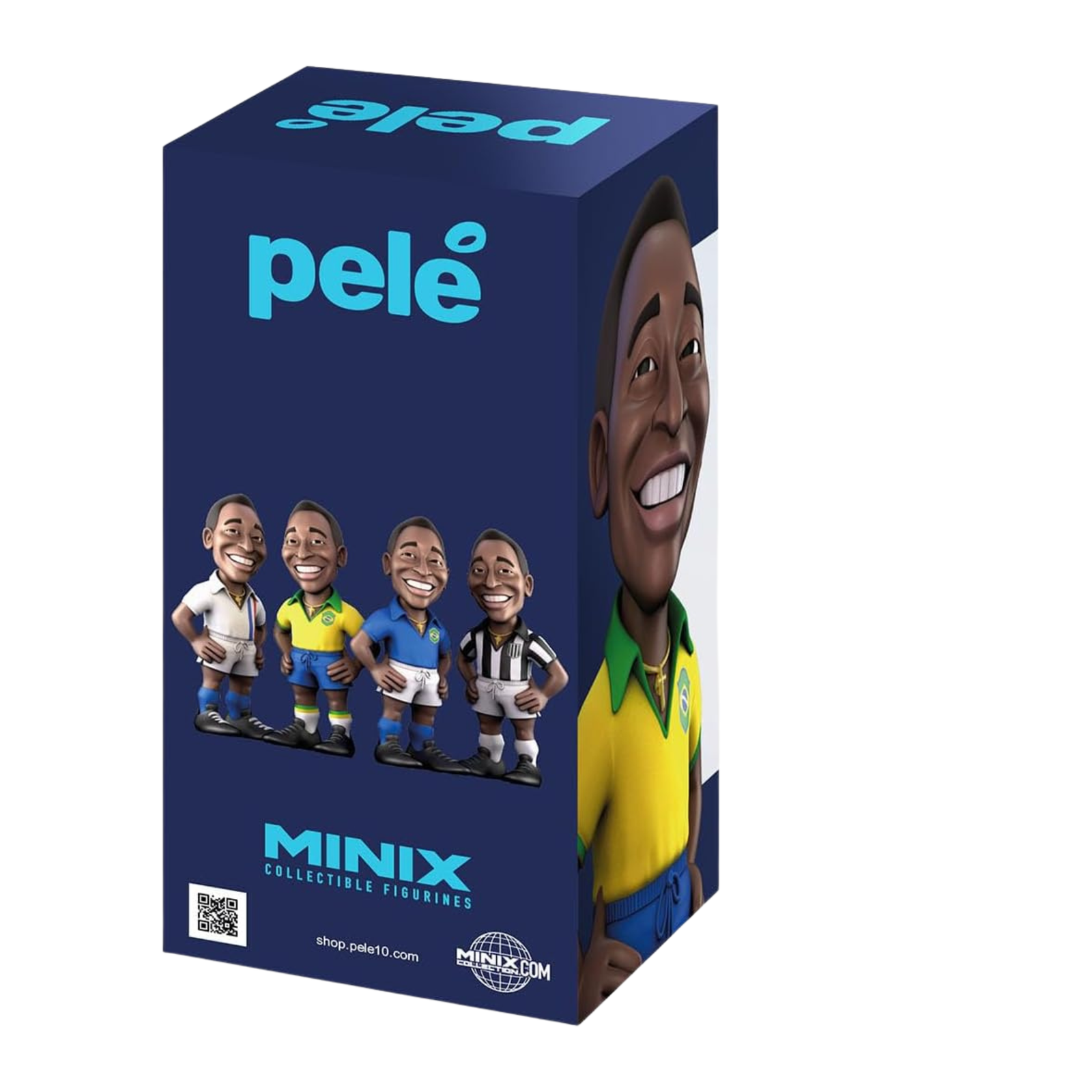 MINIX Brazil Pelé Crown Collectible Figure (Yellow)