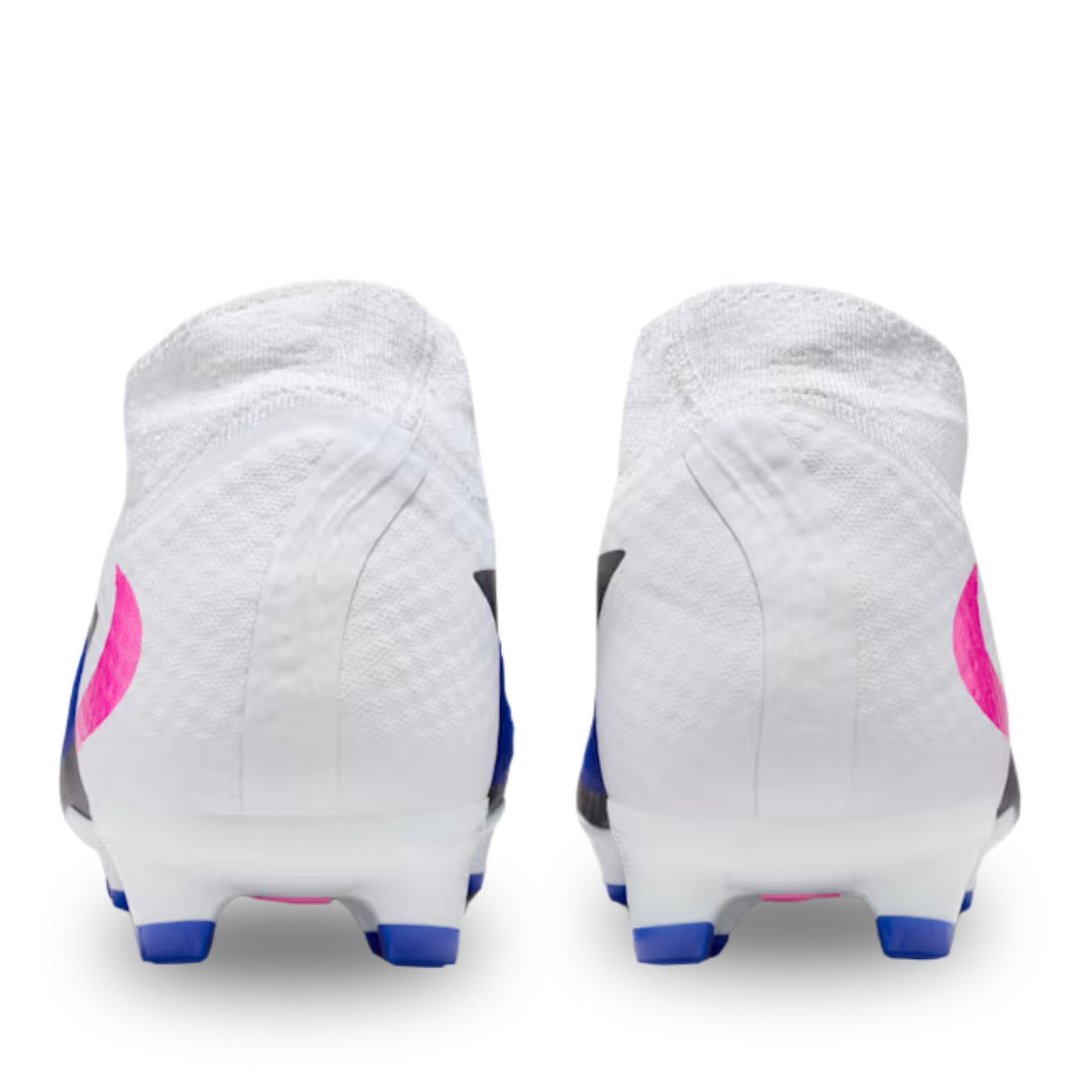 Nike Phantom 6 High Academy FG/MG Soccer Cleats (Racer Blue/Pink Blast/White)