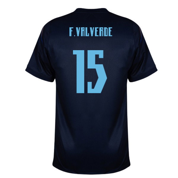Nike Men's Uruguay Federico Valverde Away Stadium Jersey 2026 (Obsidian/Hyper Royal) (Copy)