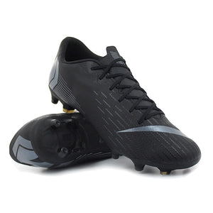 Nike Mercurial Vapor 12 Academy FG Firm Ground Soccer Cleats (Black)