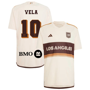 adidas LAFC Carlos Vela Third Jersey 24/25 (Linen/Dark Brown)