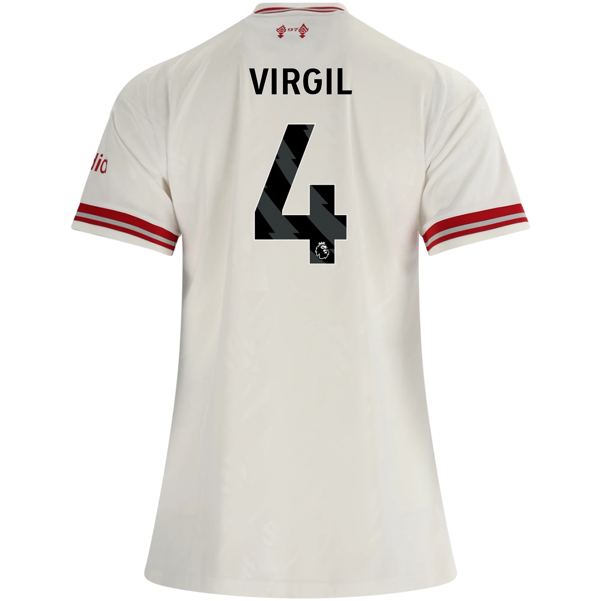 adidas Women’s Liverpool Virgil van Dijk Away Jersey 26/27 (White/Red)
