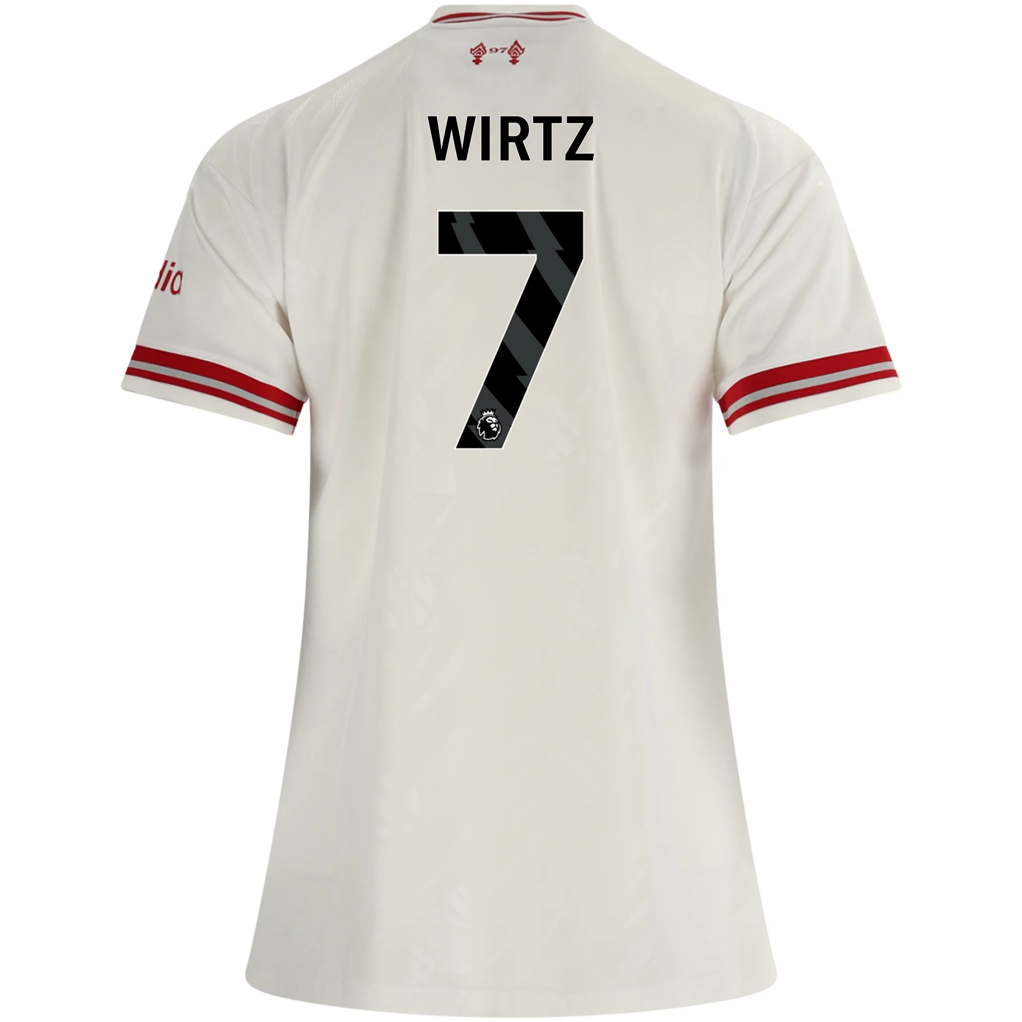 adidas Women’s Liverpool Florian Wirtz Away Jersey 26/27 (White/Red)
