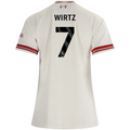 adidas Women’s Liverpool Florian Wirtz Away Jersey 26/27 (White/Red)