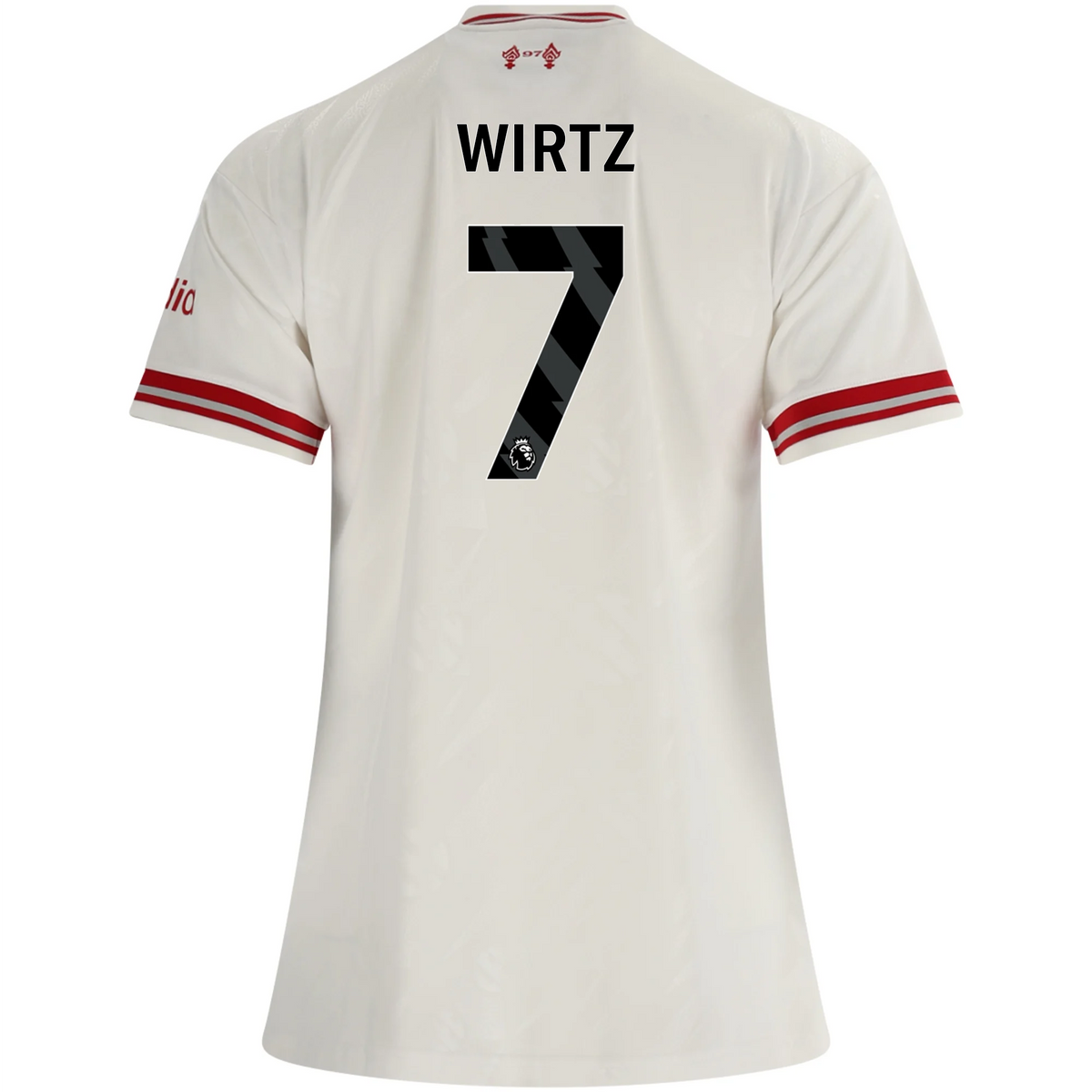 adidas Women’s Liverpool Florian Wirtz Away Jersey 26/27 (White/Red)