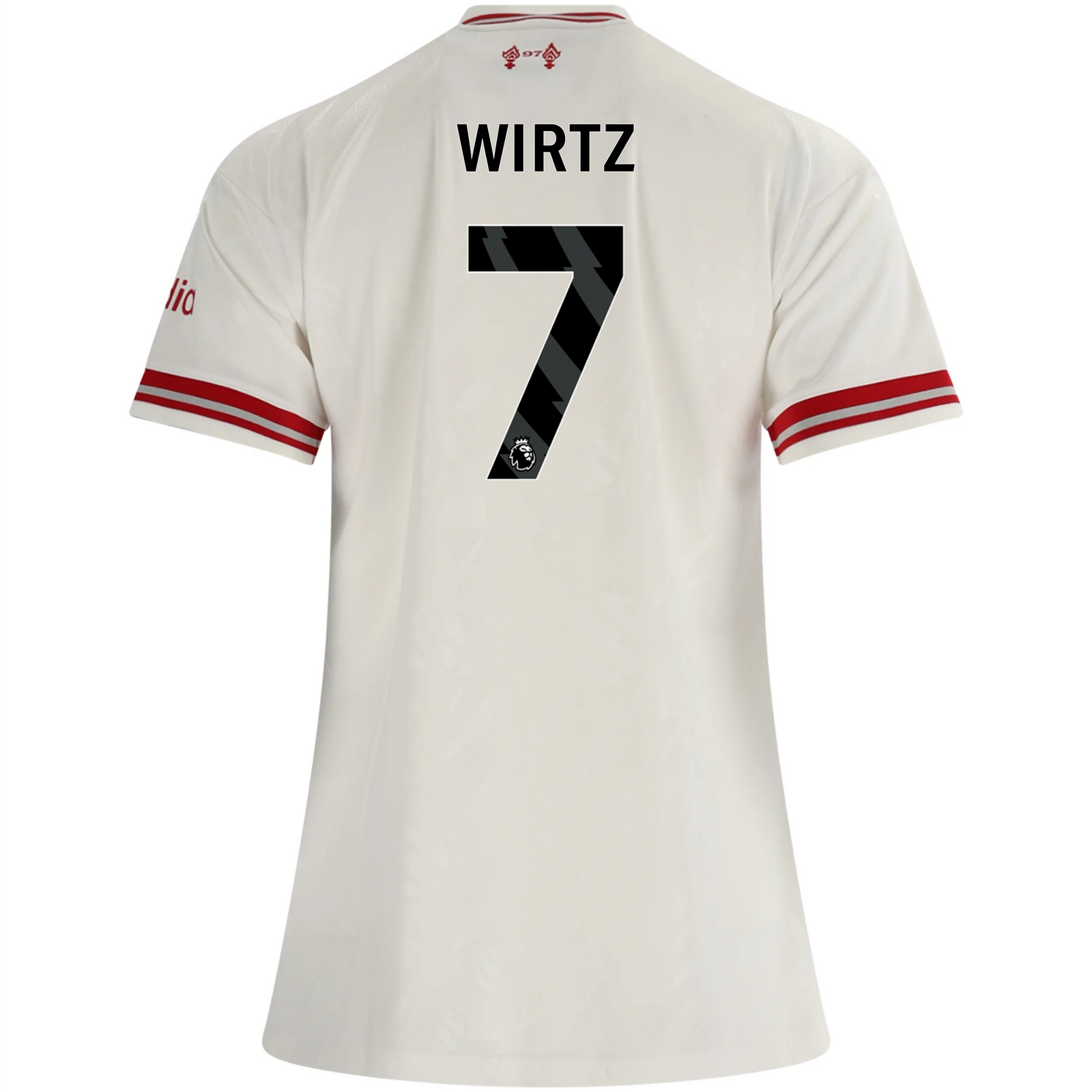 adidas Women’s Liverpool Florian Wirtz Away Jersey 26/27 (White/Red)