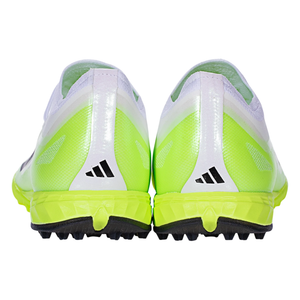 adidas X Crazyfast.1 Turf Soccer Shoes (White/Core Black/Lucid Lemon)