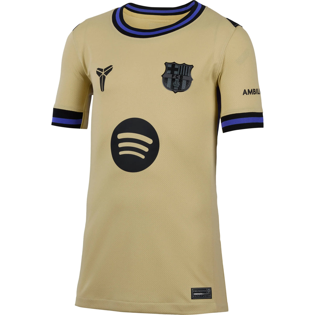 Nike Youth FC Barcelona Away Jersey 25/26 (Team Gold/Persian Violet/Black)