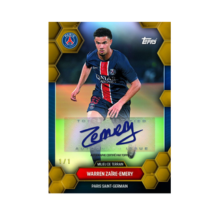 Topps Paris Saint-Germain Trading Card Fan Set (28 Cards)