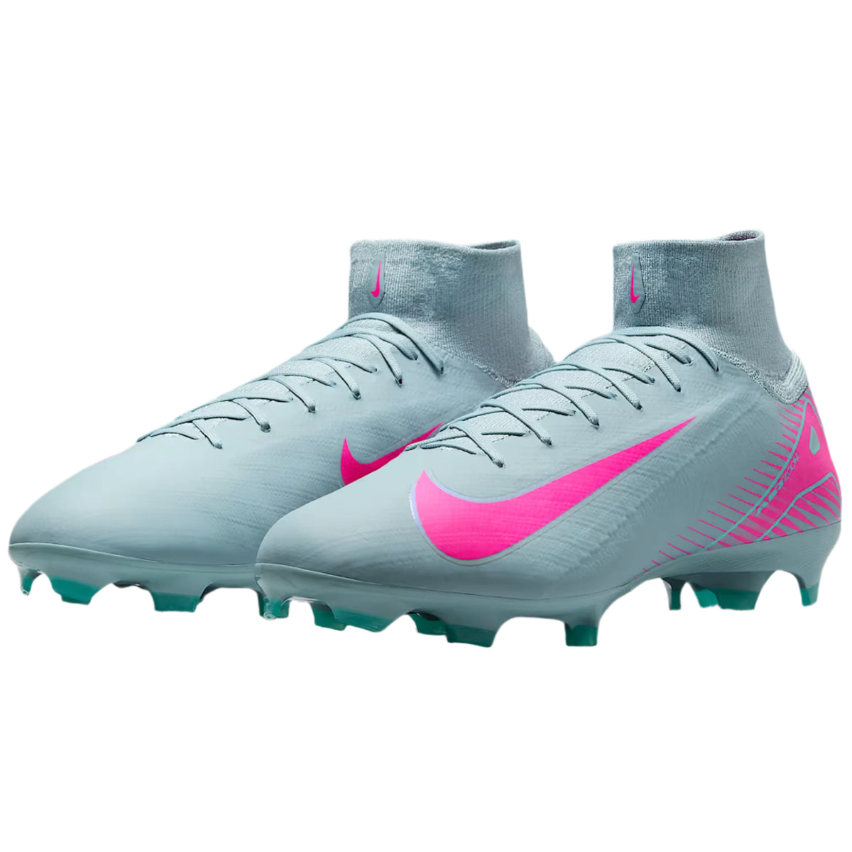Nike Zoom Superfly 10 Pro FG Soccer Cleats (Ocean Cube/Pink Blast)