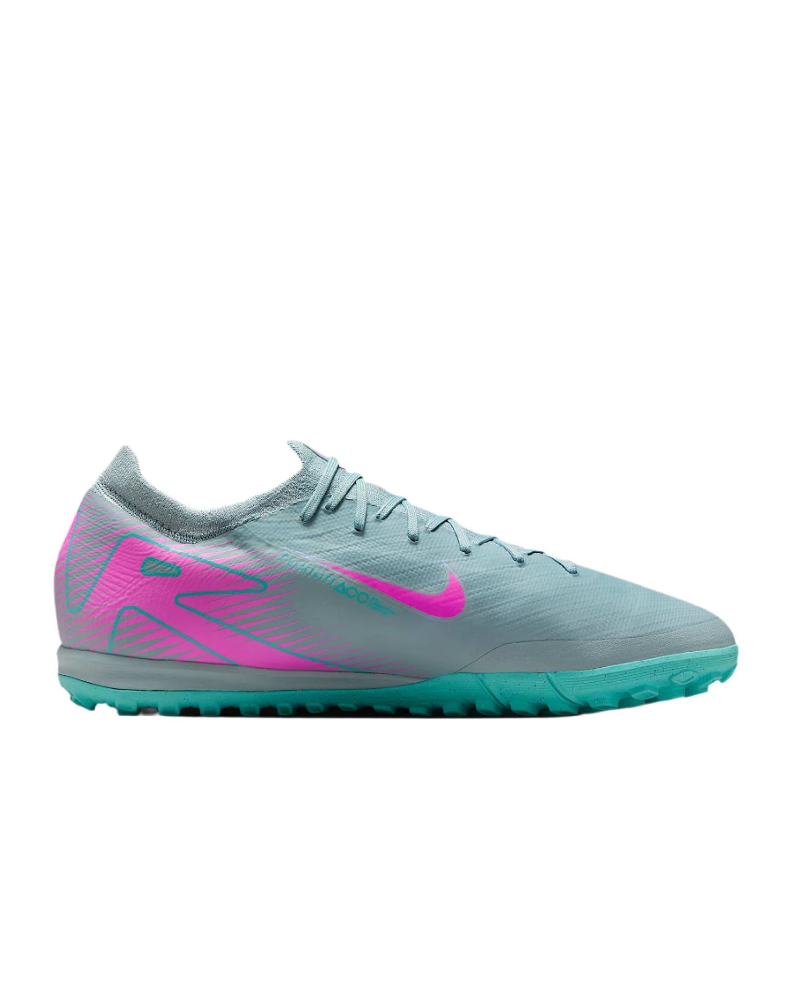 Nike Zoom Vapor 16 Pro Turf Soccer Shoes (Ocean Cube/Pink Blast)