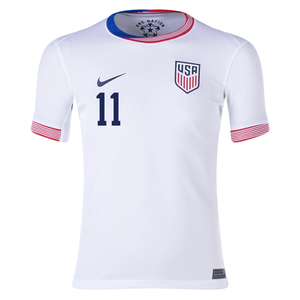 Nike Youth United States Tyler Adams Home Jersey 24/25 (White)