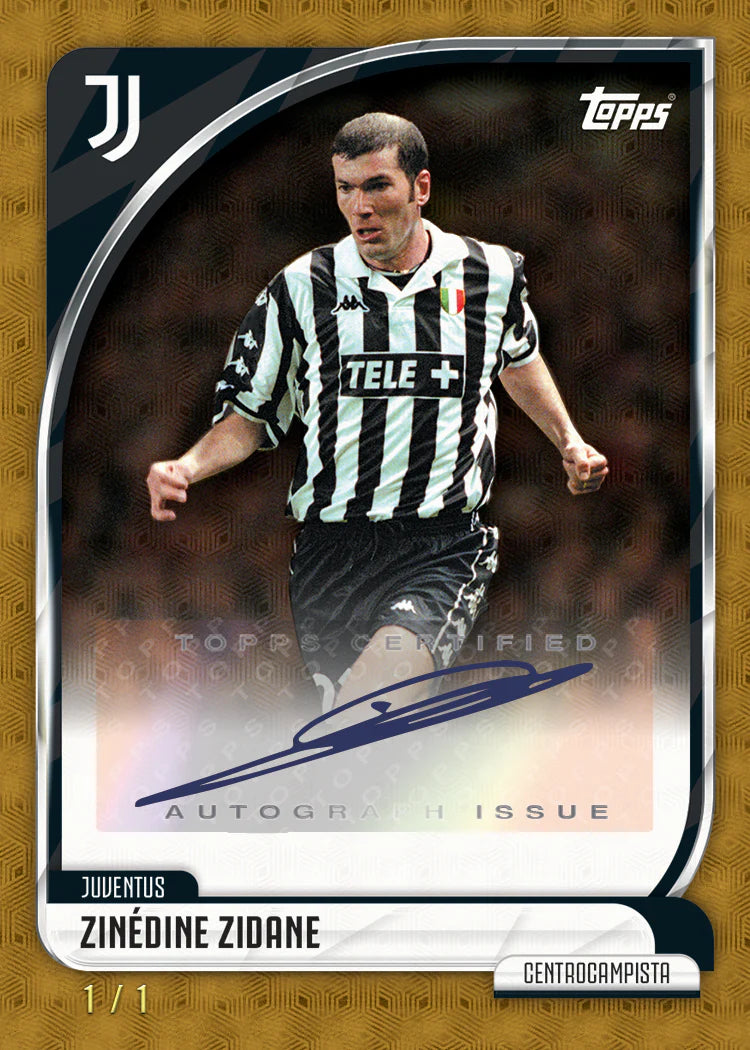 Topps Juventus 25/26 Collectors Tin Set Trading Cards (Black/White)