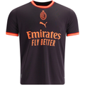 Puma Mens AC Milan Third Jersey 26/27 (Flat Dark Gray/Glowing Red)