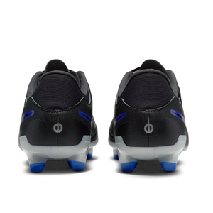Nike Legend 10 Academy FG/MG Soccer Cleats (Black/Chrome-Hyper Royal)