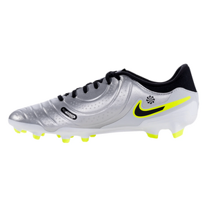 Nike Legend 10 Academy FG/MG Soccer Cleats (Metallic Silver/Black-Volt)