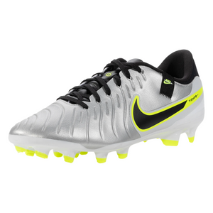 Nike Legend 10 Academy FG/MG Soccer Cleats (Metallic Silver/Black-Volt)