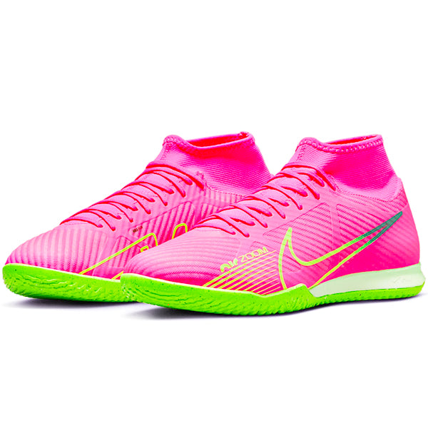 Nike Zoom Superfly Academy Indoor Soccer Shoes (Pink Blast/Volt