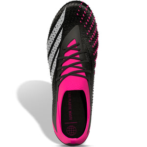 adidas Predator Accuracy.1 Firm Ground Soccer Cleats (Core Black/Team Shock Pink)