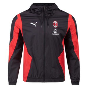 Puma AC Milan Prematch Woven Jacket 23/24 (Puma Black/Puma Red)