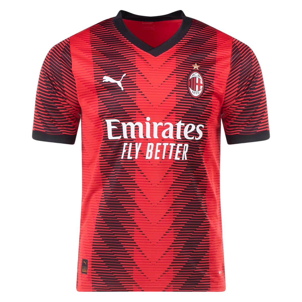 Puma AC Milan Home Jersey 23/24 (Puma Red/Black) - Soccer Wearhouse