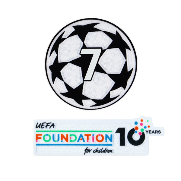 AC Milan Champions League Patch Set