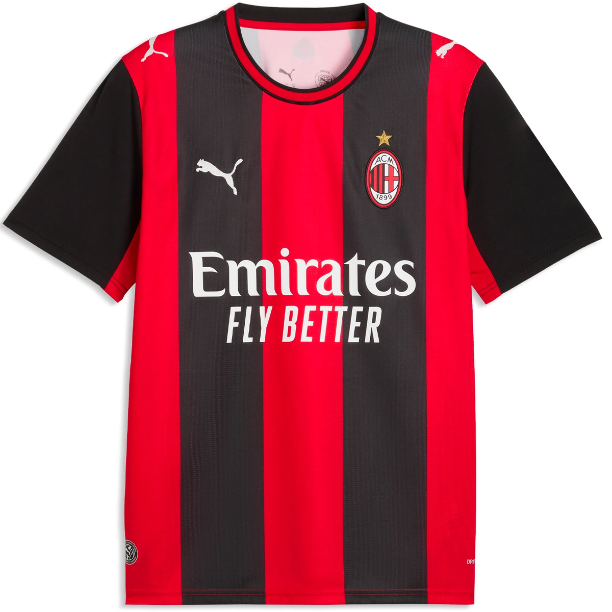 Puma Mens AC MIlan Home Jersey 26/27 (Red/Black)