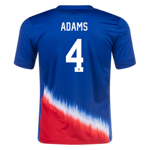 Nike Youth United States Tyler Adams Away Jersey 24/25 (Old Royal/Sport Red)