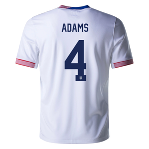 Nike United States Tyler Adams Home Jersey 24/25 (White)