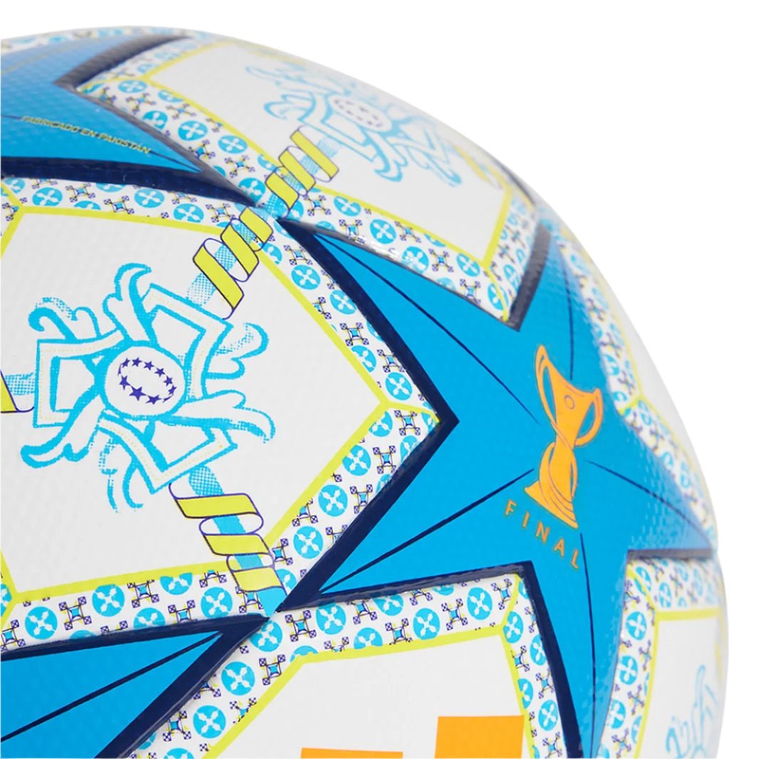 adidas 24/25 WUCL League Top Soccer Ball (White/Orange/Night Sky/Pantone) | SoccerWearhouse