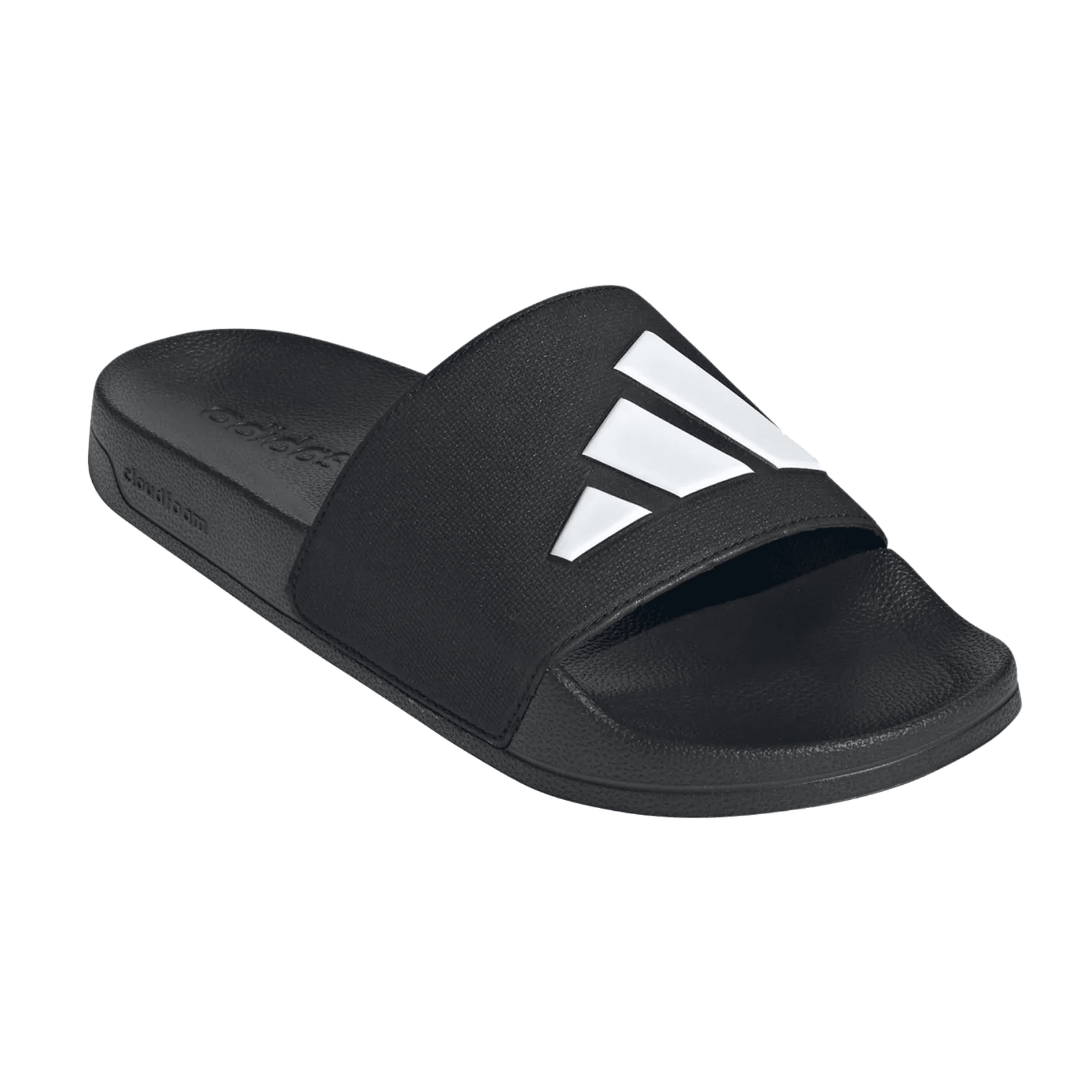 adidas Adilette Shower Slides (Black/White) | SoccerWearhouse