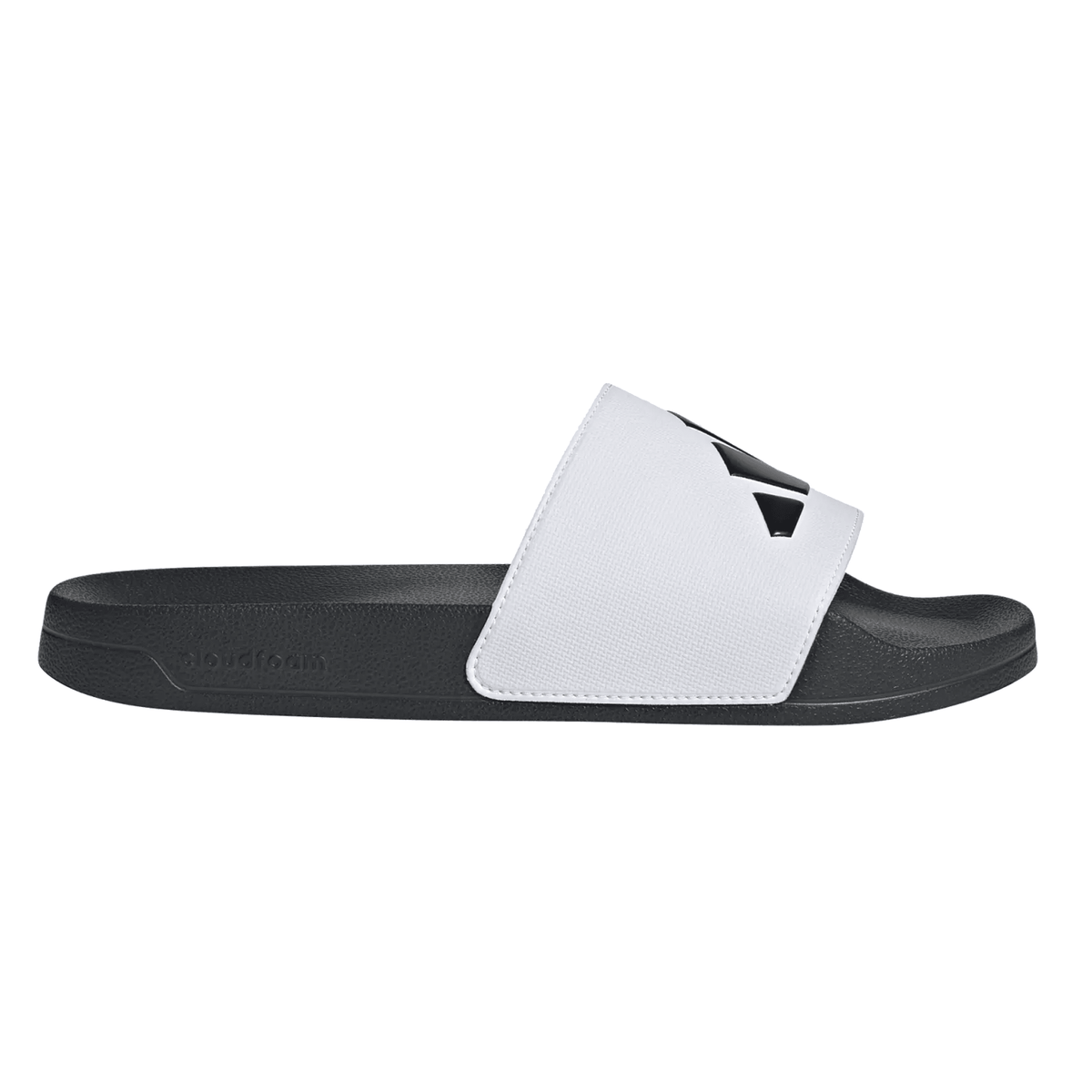 adidas Adilette Shower Slides (White/Black) | SoccerWearhouse