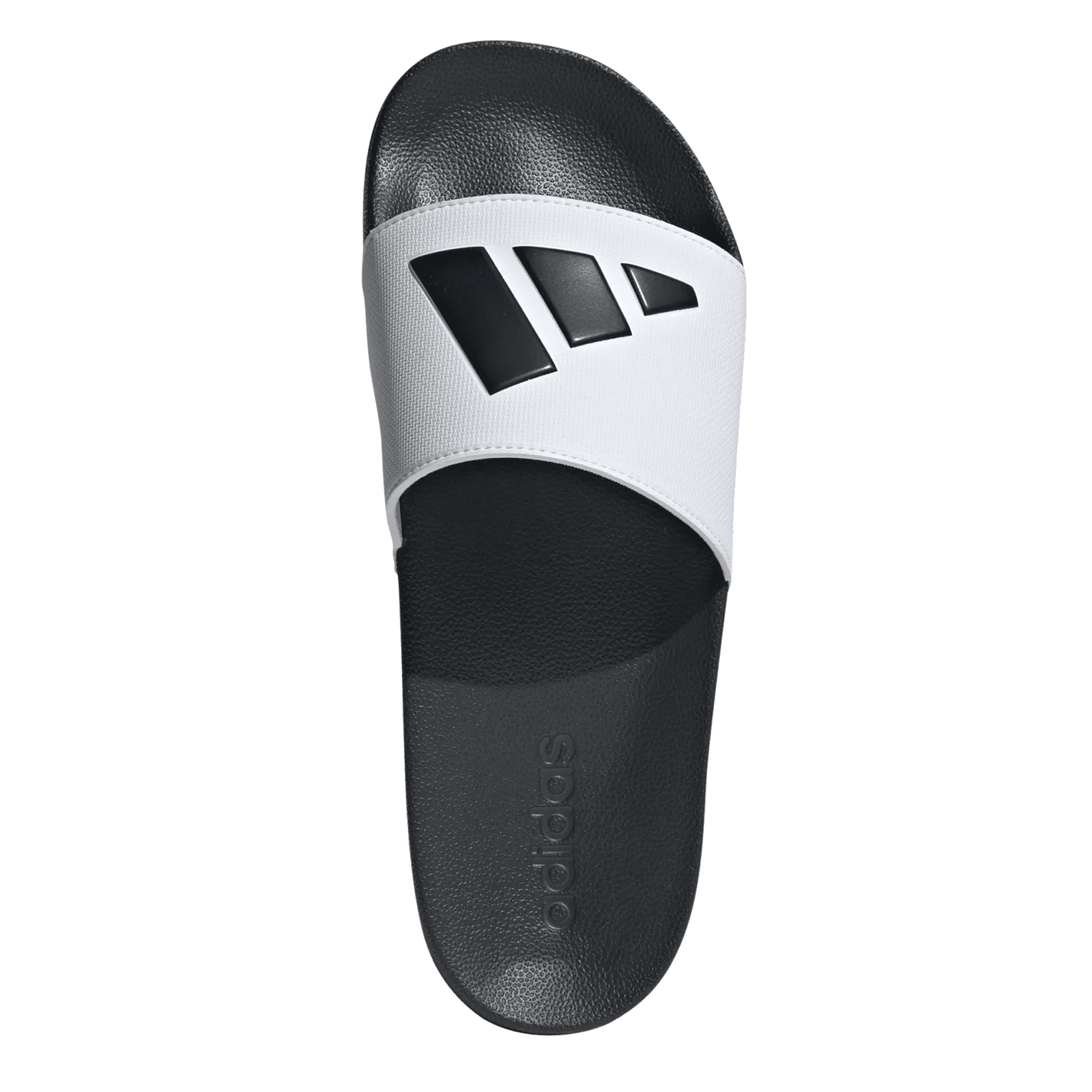 adidas Adilette Shower Slides (White/Black) | SoccerWearhouse