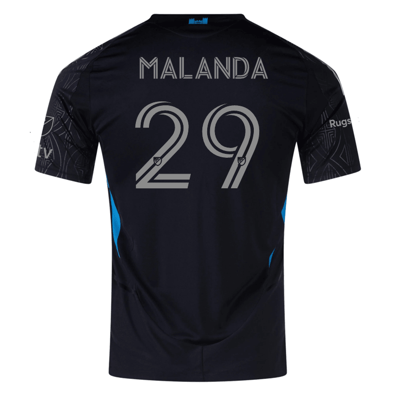 adidas Adilson Malanda Charlotte FC Authentic Away Jersey 25/26 (Black) | SoccerWearhouse