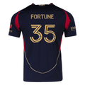 adidas Ajani "Jay" Fortune Atlanta United Authentic Home Jersey w/ MLS Patches 25/26 (Red/Black)