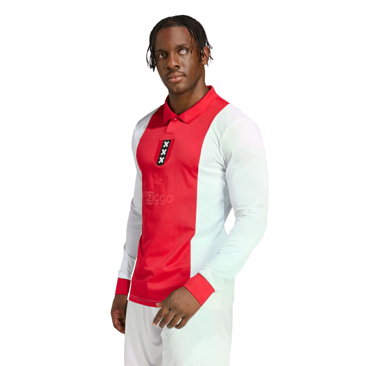 adidas Ajax 125th Anniversary Long Sleeve Jersey 25/26 (Red/White)