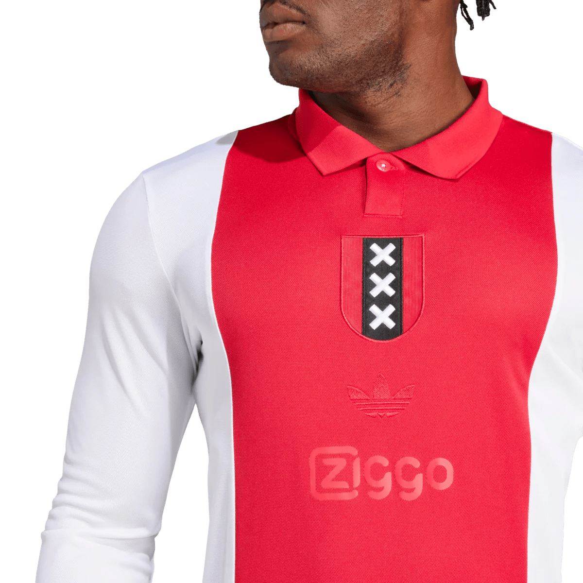 adidas Ajax 125th Anniversary Long Sleeve Jersey 25/26 (Red/White)