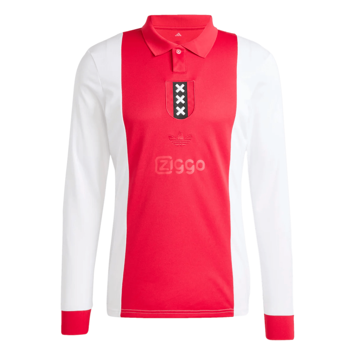 adidas Ajax 125th Anniversary Long Sleeve Jersey 25/26 (Red/White)