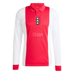 adidas Ajax 125th Anniversary Long Sleeve Jersey 25/26 (Red/White)