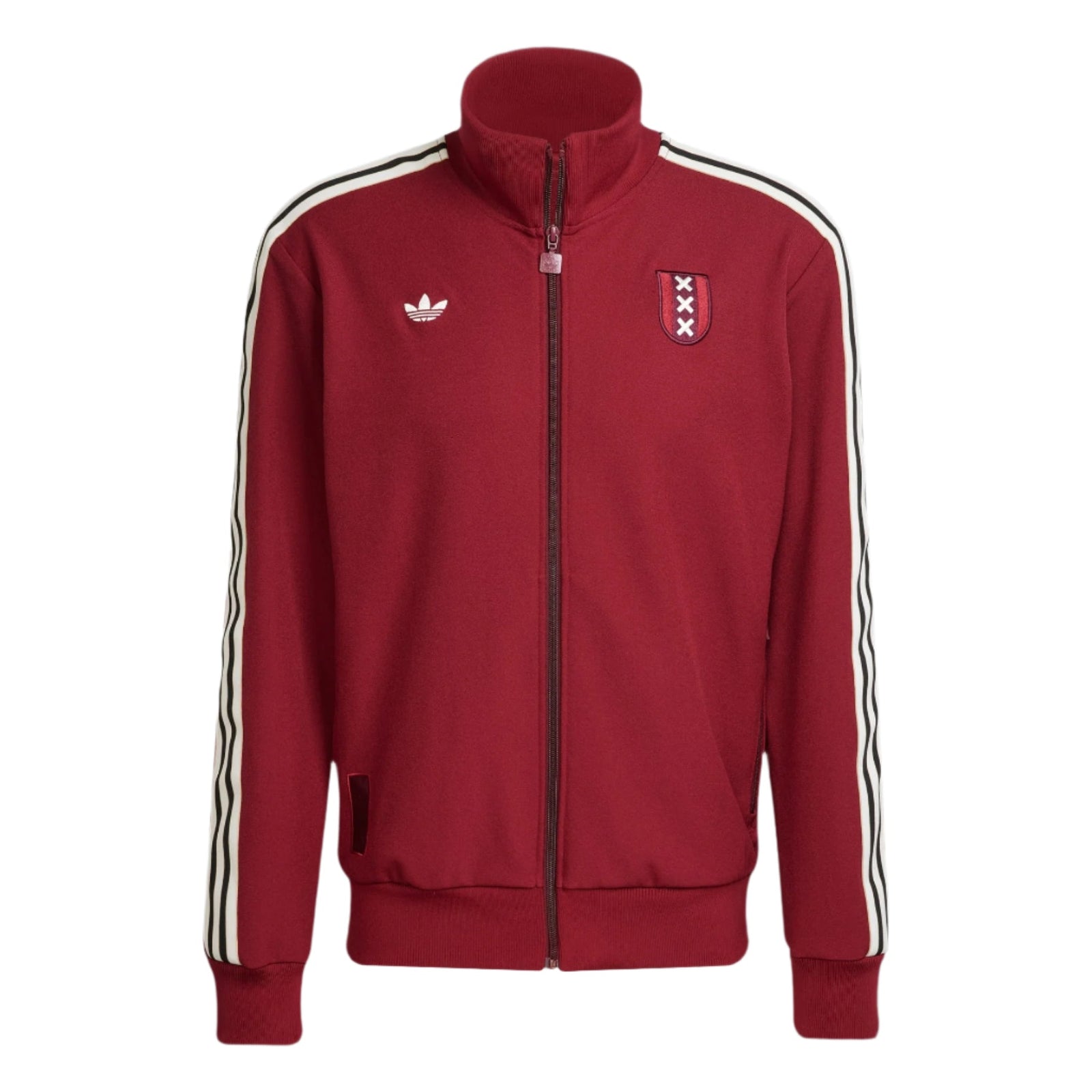 adidas Ajax 25/26 Anniversary Track Top Jacket (Burgundy) | SoccerWearhouse