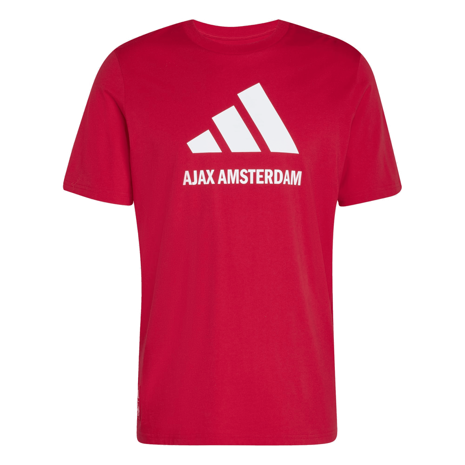 adidas Ajax Amsterdam Season Graphic T-Shirt (Red/White) | SoccerWearhouse