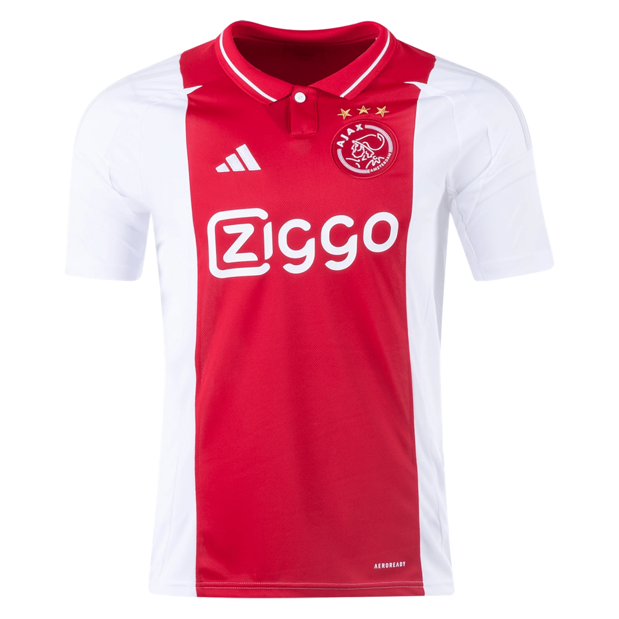 未使用 adidasアディダス AJAX アヤックス サッカーユニフォーム L adidas Ajax Home Jersey 24/25 (Red/White)