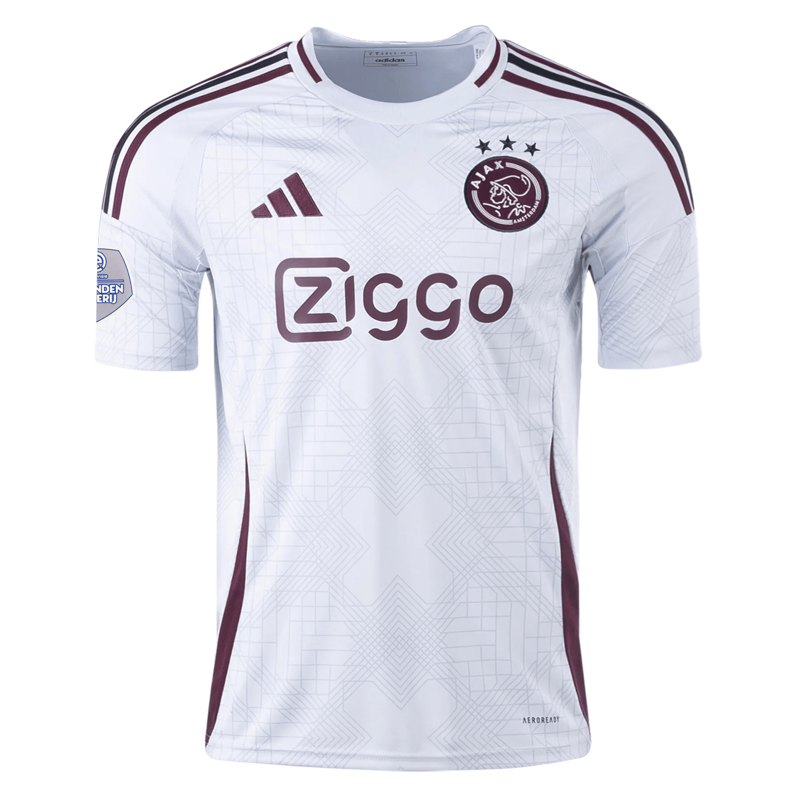 adidas Ajax Third Jersey 24/25 w/ Eredivisie Patch (Cool Grey) | SoccerWearhouse
