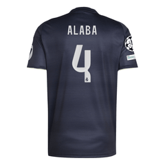 Real Madrid ALABA 新品未使用ユニフォーム adidas Alaba Real Madrid 25/26 Away Jersey w/ Champions League Patches