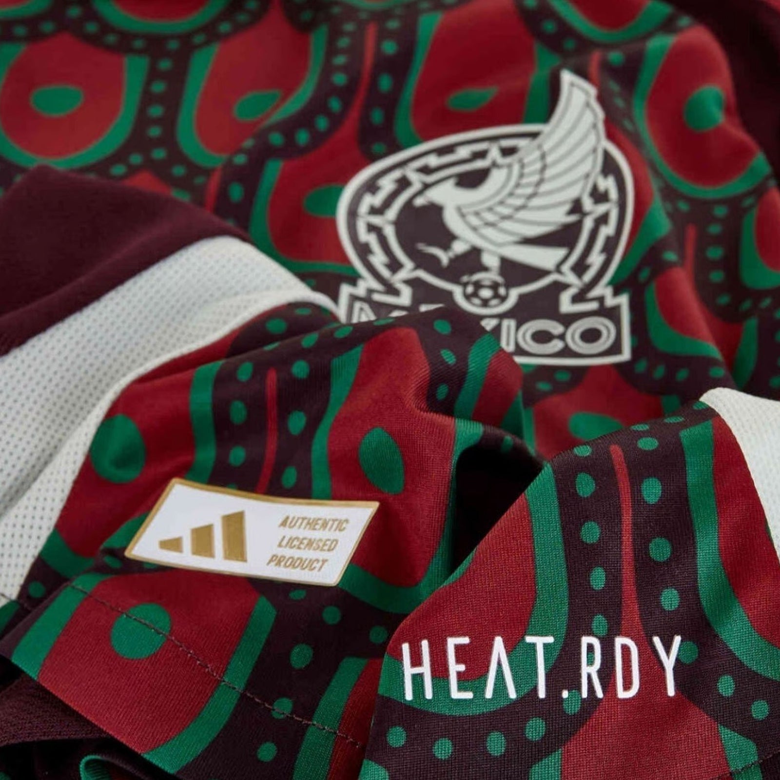 adidas Alexis Vega Mexico Authentic Home Jersey 24/25 w/ Gold Cup 2025 Patches (Multicolor) | SoccerWearhouse