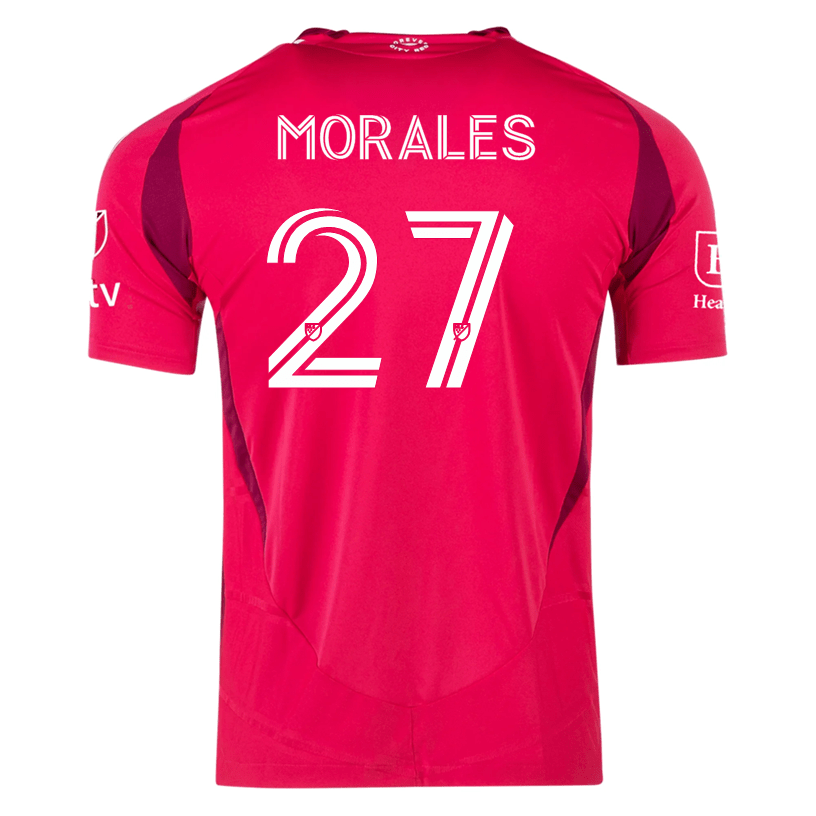 adidas Alfredo Morales St. Louis FC Authentic Home Jersey 25/26 (Power Pink) | SoccerWearhouse