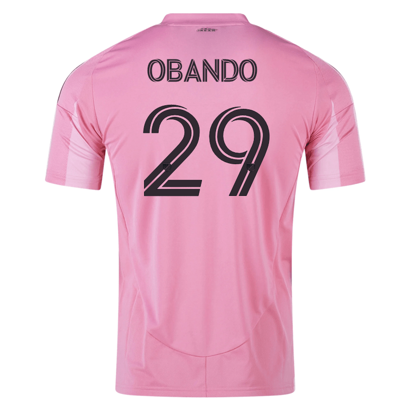 adidas Allen Obando Inter Miami CF Home Jersey 25/26 (Easy Pink) | SoccerWearhouse