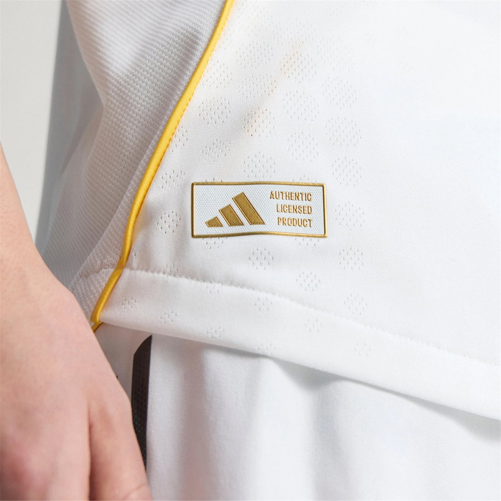 adidas Arda Guler Real Madrid Authentic Home Jersey 25/26 w/ Champions League Patches (White) | SoccerWearhouse